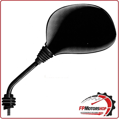 SPECCHIO SPECCHIETTO RETROVISORE DX PER PIAGGIO E220123 ZIP FASTRIDER/RST QUARTZ