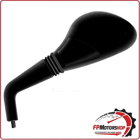 [E220228] SPECCHIO SPECCHIETTO RETROVISORE DX PER SCOOTER MBK NITRO NERO YAMAHA AEROX