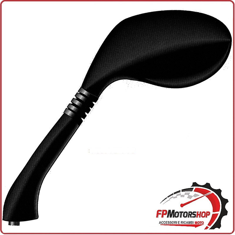 SPECCHIETTO RETROVISORE SX NERO PER APRILIA E221681 LEONARDO 125 150 250