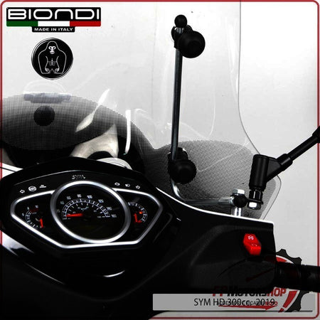 [BI8500496] KIT ATTACCHI PARABREZZA PER SCOOTER SYM HD 300 2019> BIONDI 8500496