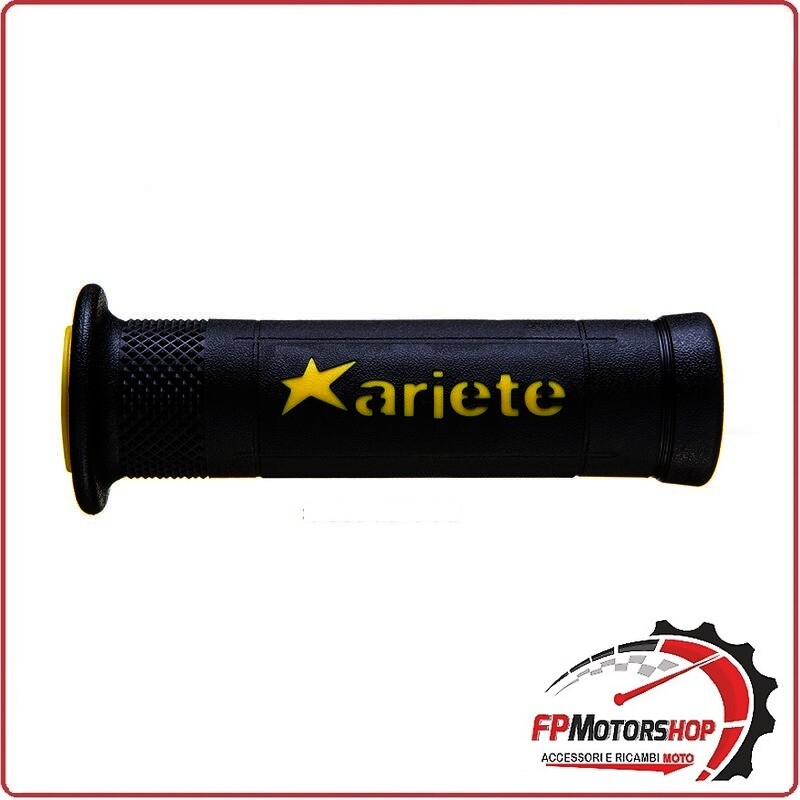 MANOPOLE MANUBRIO PER MOTO ARIRAM AR20230 GIALLO-NERO ARIETE 02642/GN 120MM