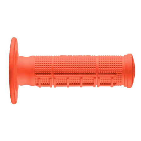 [AR20371] COPPIA MANOPOLE MANUBRIO PER MOTO CROSS WAFFLE ARANCIO FLUO ARIETE 02621/A-OF