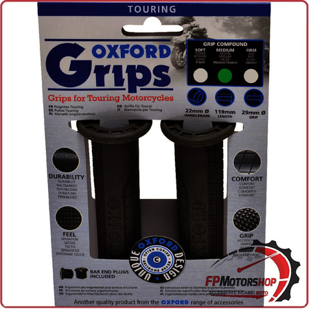 MANOPOLE SPORTS 119MM 22MM OXFORD OX603 GRIGIO