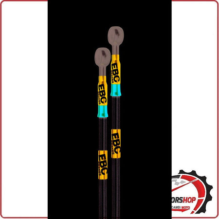 [R71411300] TUBI FRENO IN TRECCIA POSTERIORE PER MOTO KAWASAKI Z750 06>07 EBC BLM4113-1R