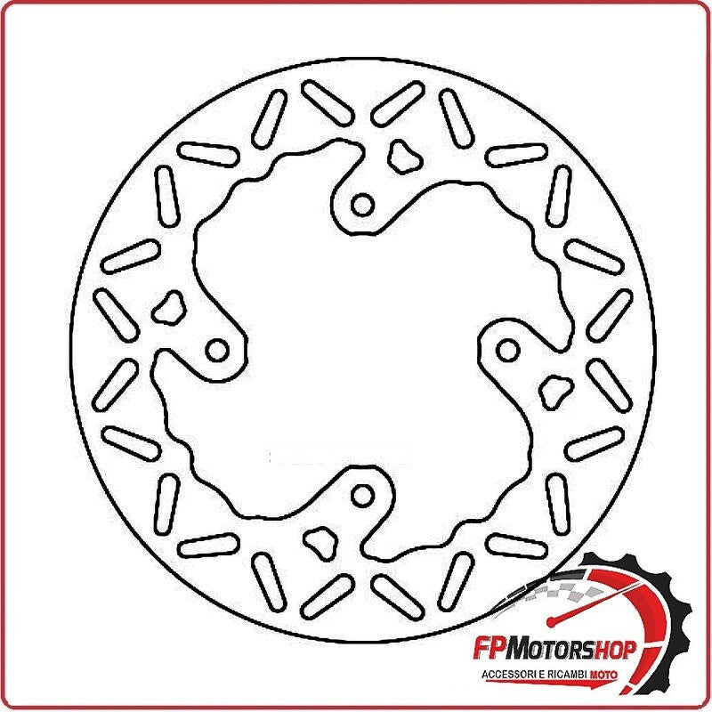 [FD037700] DISCO FRENO PER GASGAS TXT 125 200 250 280 300 04>13 FERODO FMD0377R