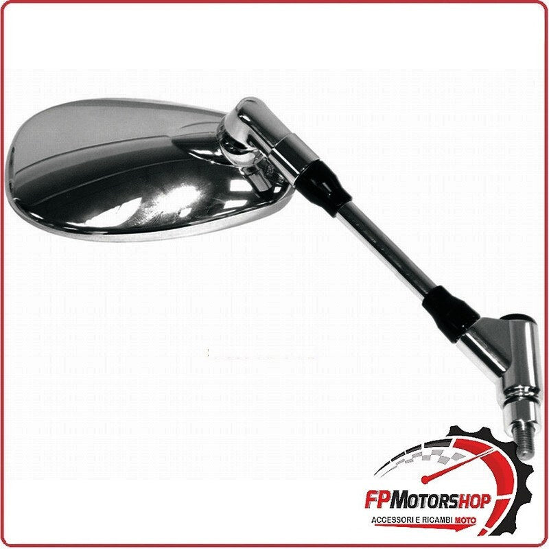 [E2223151] SPECCHIO SPECCHIETTO RETROVISORE CROMATO DX PER MOTO YAMAHA FZ1 06>07