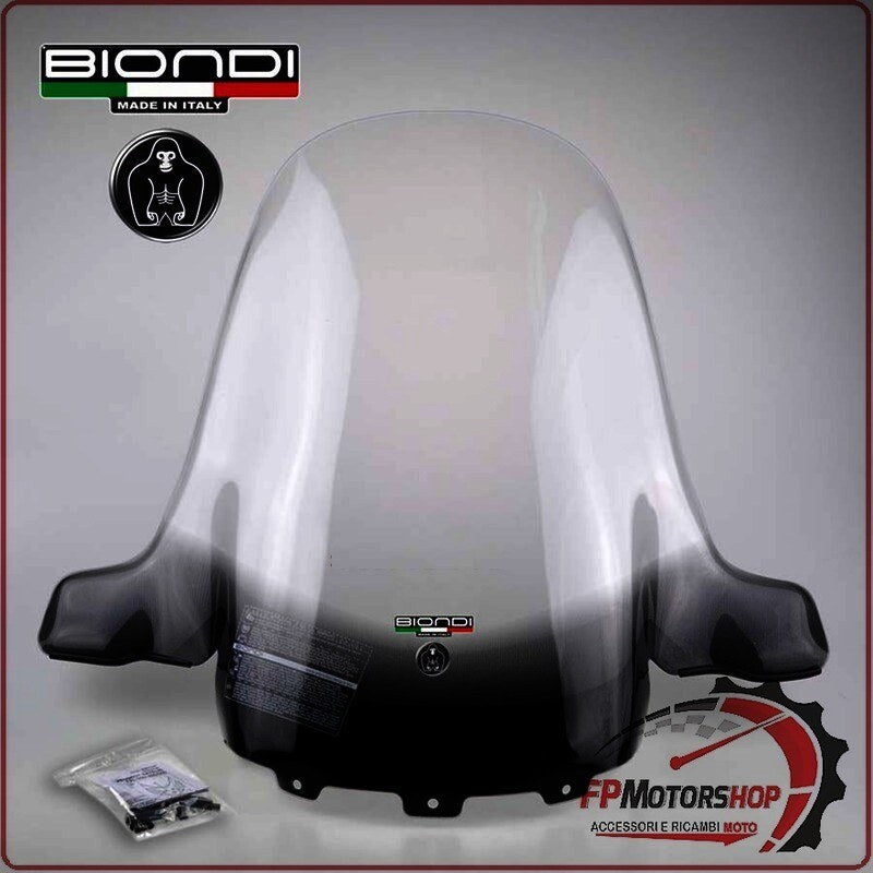 [BI8061134] PARABREZZA PER SCOOTER YAMAHA X-MAX 05-08 ATTACCHI COMPRESI BIONDI 8061134