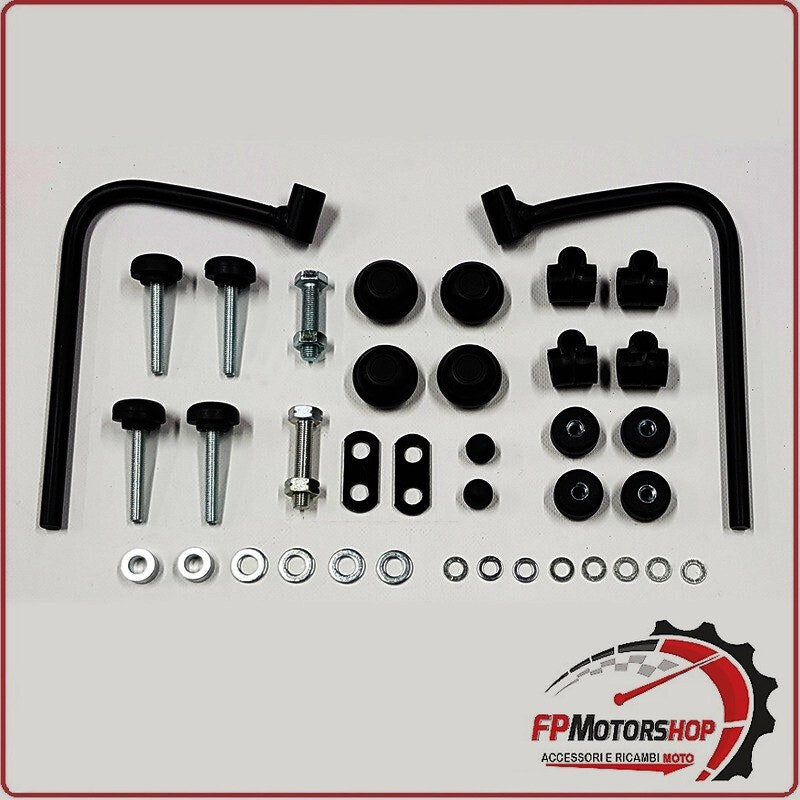 [BI8500495] KIT ATTACCHI PARABREZZA PER SCOOTER APRILIA SR 50 MOTARD 2018> BIONDI 8500495