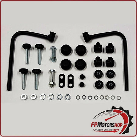 [BI8500495] KIT ATTACCHI PARABREZZA PER SCOOTER APRILIA SR 50 MOTARD 2018> BIONDI 8500495