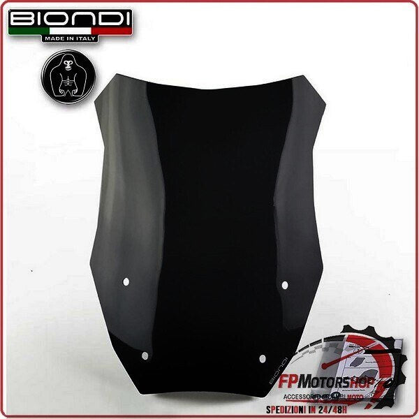 [BI8010483] CUPOLINO PARABREZZA TOURING PER MOTO BMW R1300 GS 2023> FUME' SCURO BIONDI 8010483
