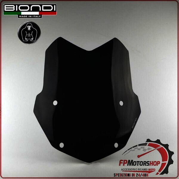 CUPOLINO PARABREZZA MOTO PER BMW R1250GS 2019> FUME DARK BIONDI ADVENTURE