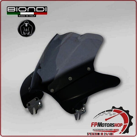 [BI8010156] CUPOLINO PARABREZZA MOTO FIANCHI ALLUMINIO NERO BIONDI PER DUCATI MONSTER HORNET 8010156