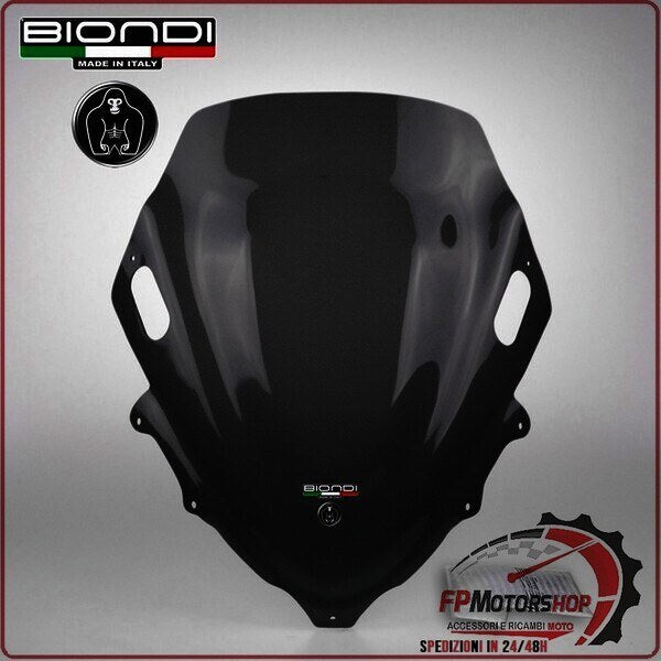 [BI8010294] CUPOLINO PARABREZZA MOTO PER YAMAHA T-MAX 500 FUME DARK BIONDI 8010294 2008>2011