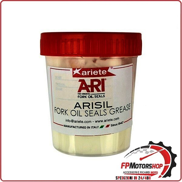BARATTOLO GRASSO ARISIL ARIETE 12950 SILICONE LUBRIFICANTE PER PARAOLI FORCELLA