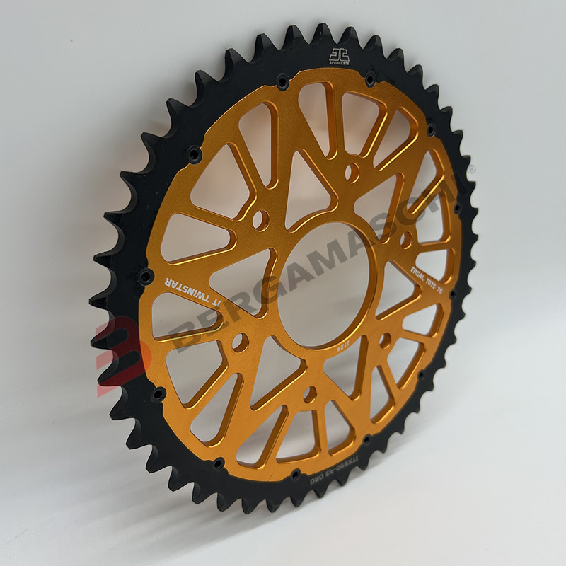 CORONA PER TRASMISSIONE MOTO JTX 890.45 ARANCIO JTX890.45ORG KTM DUKE/RC