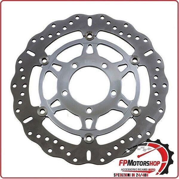 [R9241551] DISCO FRENO PER MOTO KAWASAKI ZX-6R 636 NINJA ANTERIORE EBC FLOTTANTE 310MM MD4155CC