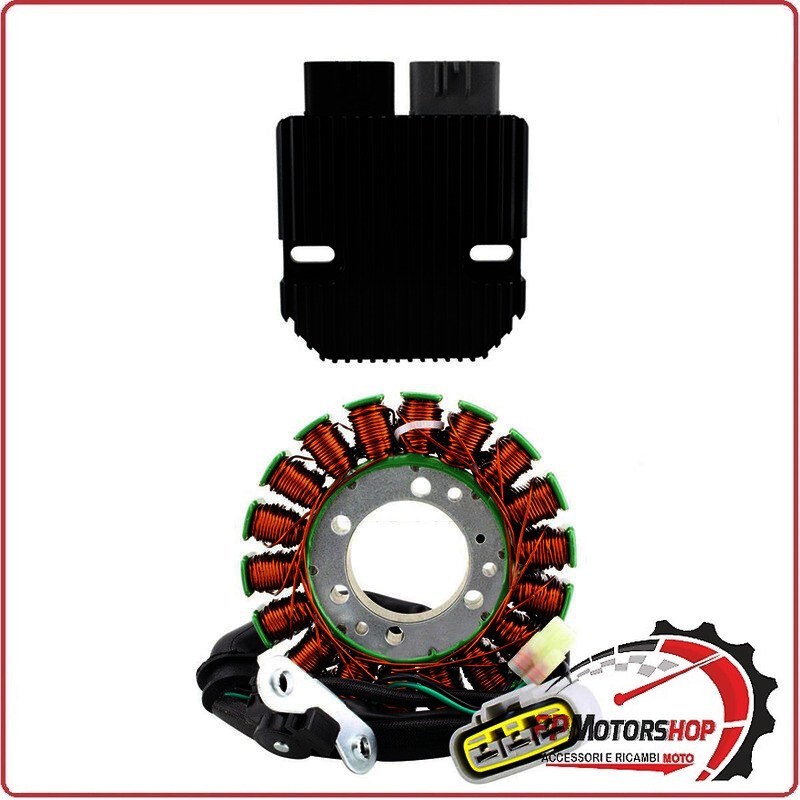 [V831500120] KIT STATORE MAGNETE + REGOLATORE PER TRIUMPH STREET TRIPLE 675 R 08-17 RM STATOR RMS020-108000