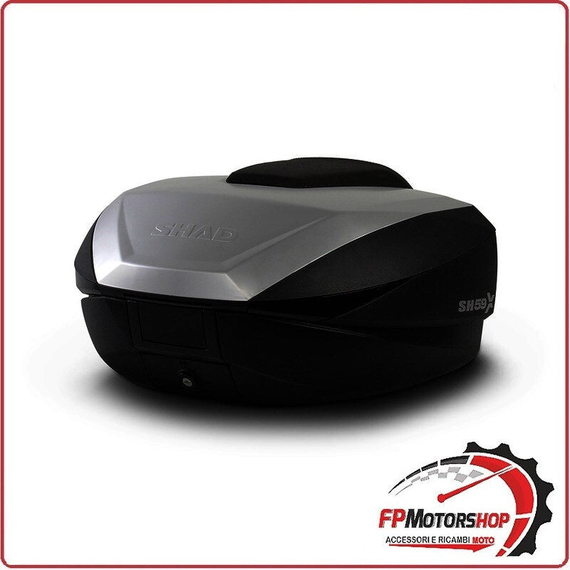 [SDB2021] BAULETTO PER MOTO SCOOTER SHAD SH59X L/XL/XXL ESPANDIBILE COVER ALLUMINIO 59L D0B59200