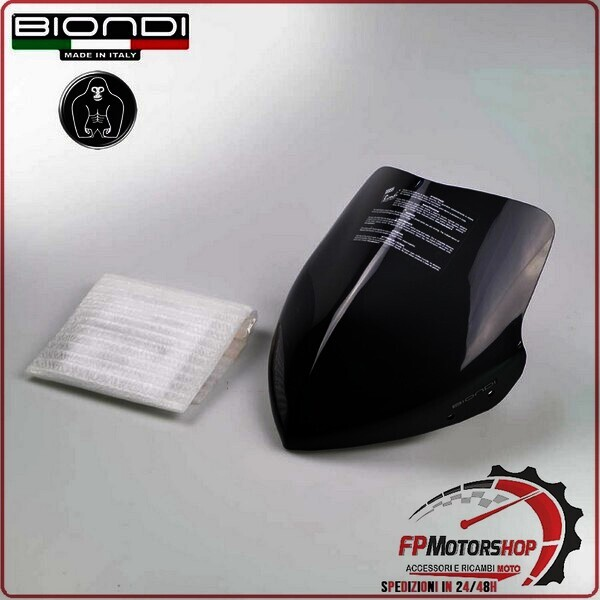 CUPOLINO PARABREZZA MOTO PER YAMAHA MT03 660 FUME DARK BIONDI 8010235 2006>