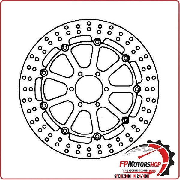 [FD011101] DISCO FRENO MOTO PER DUCATI 748/MONSTER ANTERIORE SX FERODO DIAM. EST. 320MM FMD0111RX