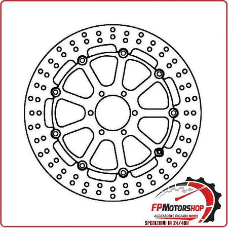 [FD011101] DISCO FRENO MOTO PER DUCATI 748/MONSTER ANTERIORE SX FERODO DIAM. EST. 320MM FMD0111RX