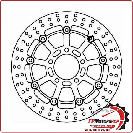 [FD024101] DISCO FRENO MOTO PER FMD0241RX FERODO SUZUKI GSX-R 600/750 04>05 1000