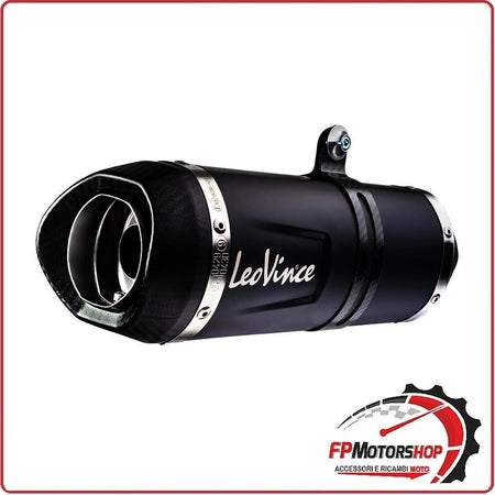 [LV14352EB] TERMINALE DI SCARICO NERO PER TRIUMPH TIGER 850/900 20-23 LEOVINCE 14352EB