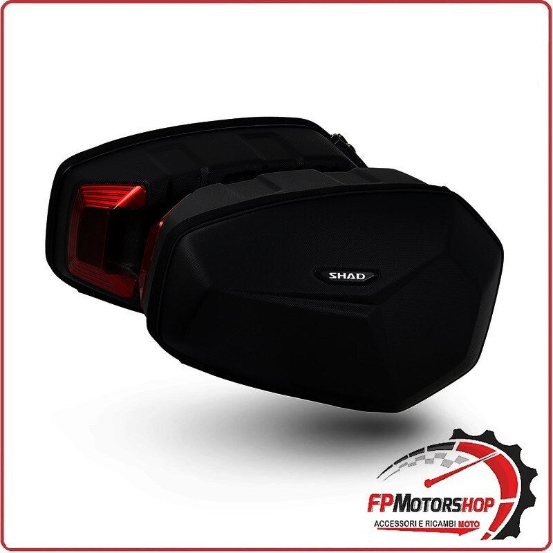 [SDL2005] COPPIA BORSE LATERALI PORTAPACCHI PER MOTO SHAD RIGIDE E48SR X0SE48SR