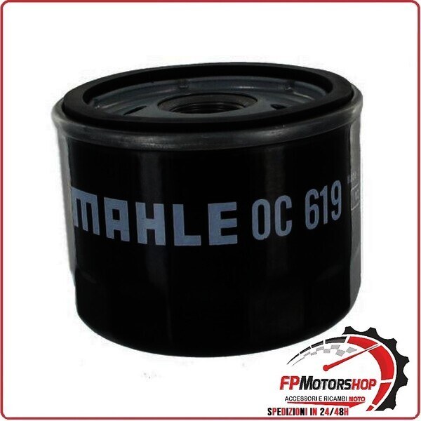 [E177108] FILTRO OLIO PER MOTO BMW F800 09> R1200 / R1250 13> MAHLE OC619 ESTERNO