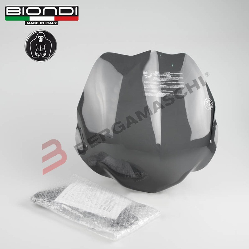 CUPOLINO PARABREZZA PER MOTO YAMAHA FZ6 600 2004>2006 FUME DARK BIONDI 8010158