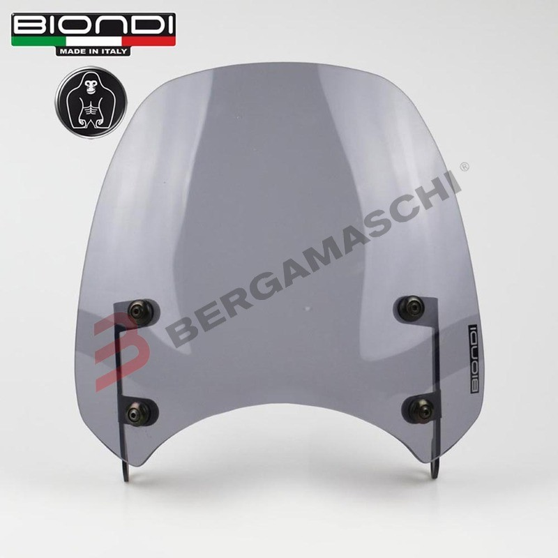 CUPOLINO PARABREZZA PER MOTO GUZZI V7 III 17 20 V9 BOBBER FUME' CHIARO BIONDI