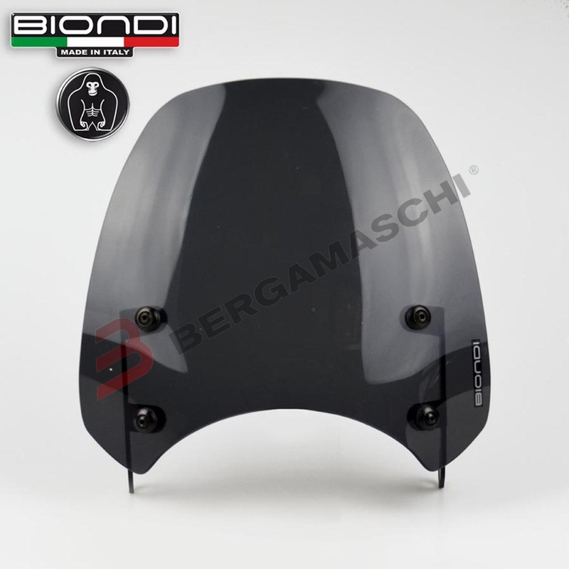 CUPOLINO PARABREZZA PER MOTO KAWASAKI Z650 RS 22> SPORT FUME' SCURO BIONDI