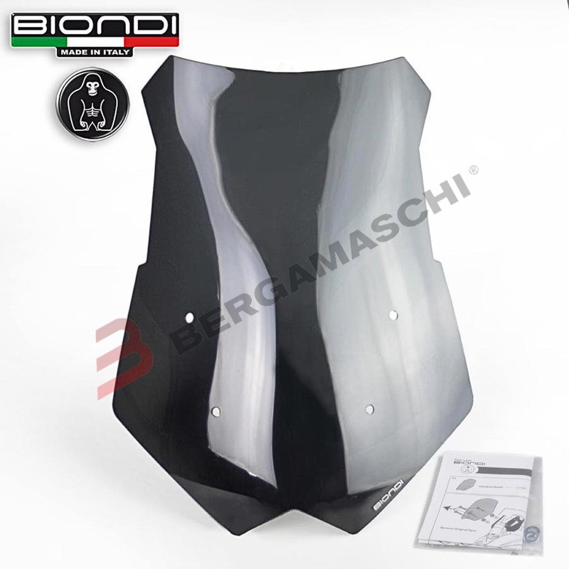 CUPOLINO PARABREZZA PER MOTO TOURING BMW R1300 GS ADVENTURE 24 FUME SCURO BIONDI