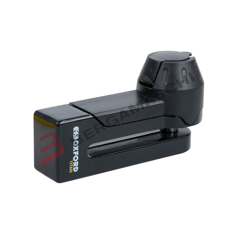 LUCCHETTO ANTIFURTO BLOCCADISCO TITAN PERNO 10mm NERO PER MOTO OXFORD LK485
