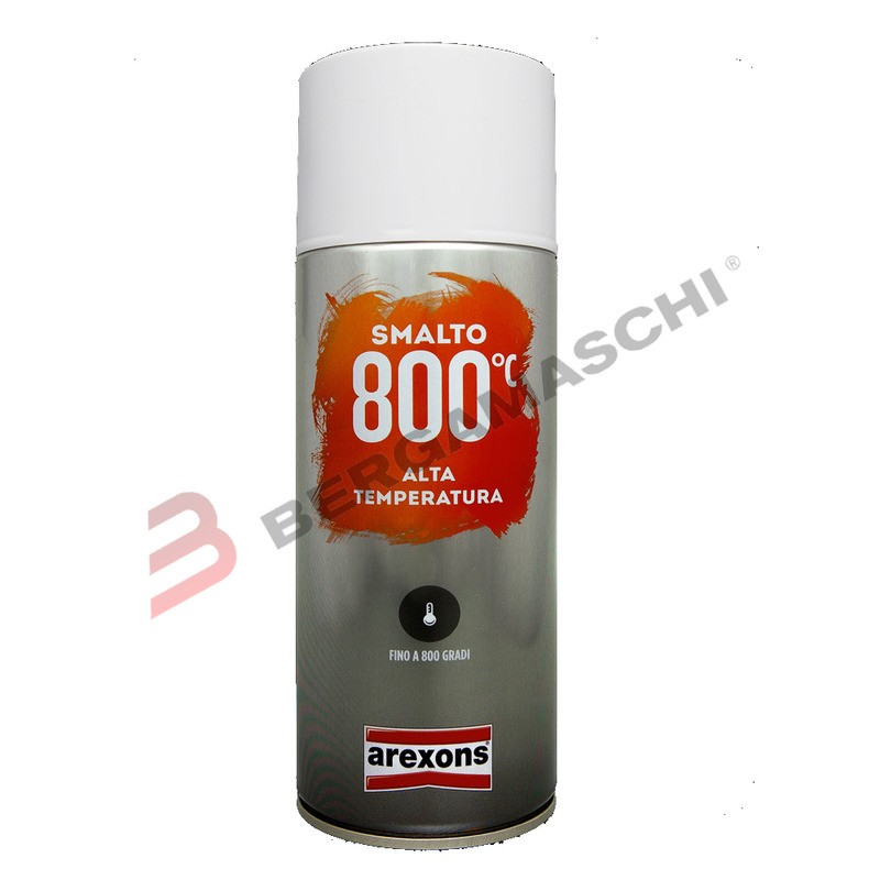 SMALTO ACRILICO NERO ALTA TEMPERATURA 400ml AREXONS 3332 PER MARMITTA MOTO