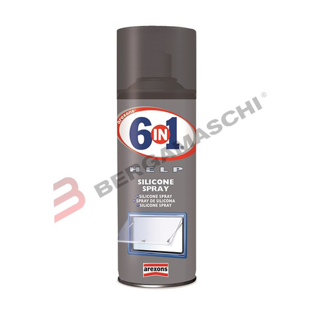 SILICONE SPRAY LUBRIFICANTE PROTETTIVO PER PLASTICA GOMMA 400ml AREXONS 4239