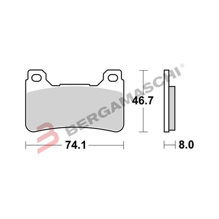 PASTIGLIE FRENO BREMBO LA 07HO50LA MESCOLA SINTERIZZATA PER HONDA CBR 1000 RR