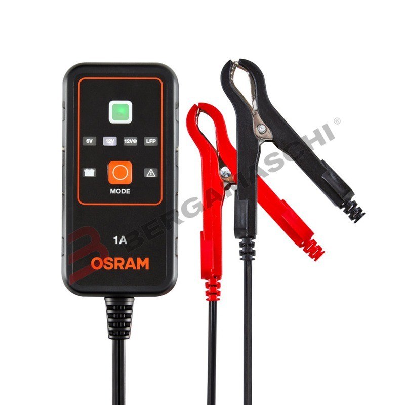 [C2000901] CARICABATTERIA MANTENITORE OSRAM 12V 1A OEBCS901 PER BATTERIA MOTO SCOOTER