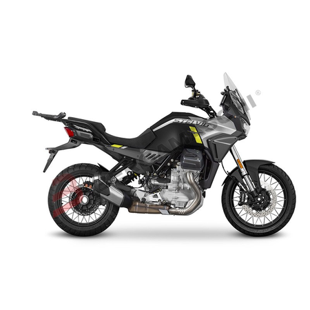 ATTACCO BAULETTO PORTAPACCHI PER MOTO GUZZI V100 STELVIO 2024> SHAD M0ST14ST