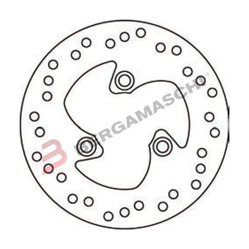 DISCO FRENO PER MBK BOOSTER NG 50 ANTERIORE YAMAHA AEROX GRIMECA DR106 FISSO