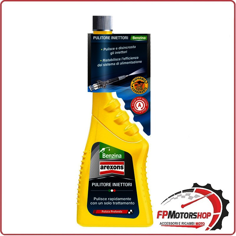ADDITIVO PULITORE INIETTORI MOTORE BENZINA 250ml AREXONS 9658 PER AUTO MOTO