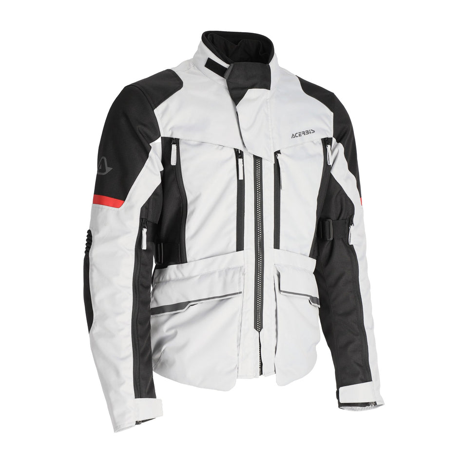 [0025406.409.295.062] COMPLETO ACERBIS X-ROVER GRIGIO/ROSSO TAGLIA: S