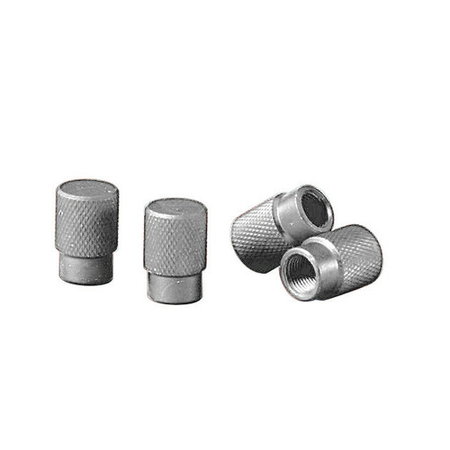 Sport-Cap, set 4 tappi coprivalvola - Alluminio