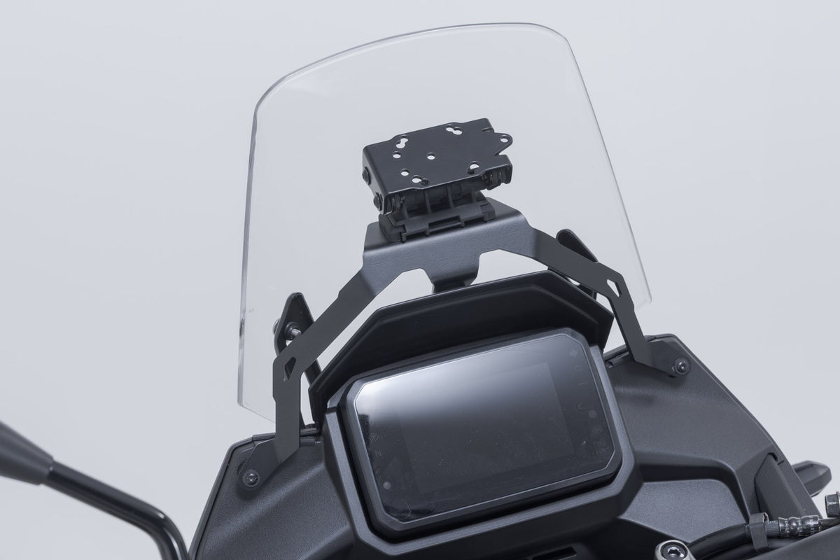 [GPS.01.070.10100/B] Supporto per GPS da cruscotto Nero. Honda XL750 Transalp (24-).