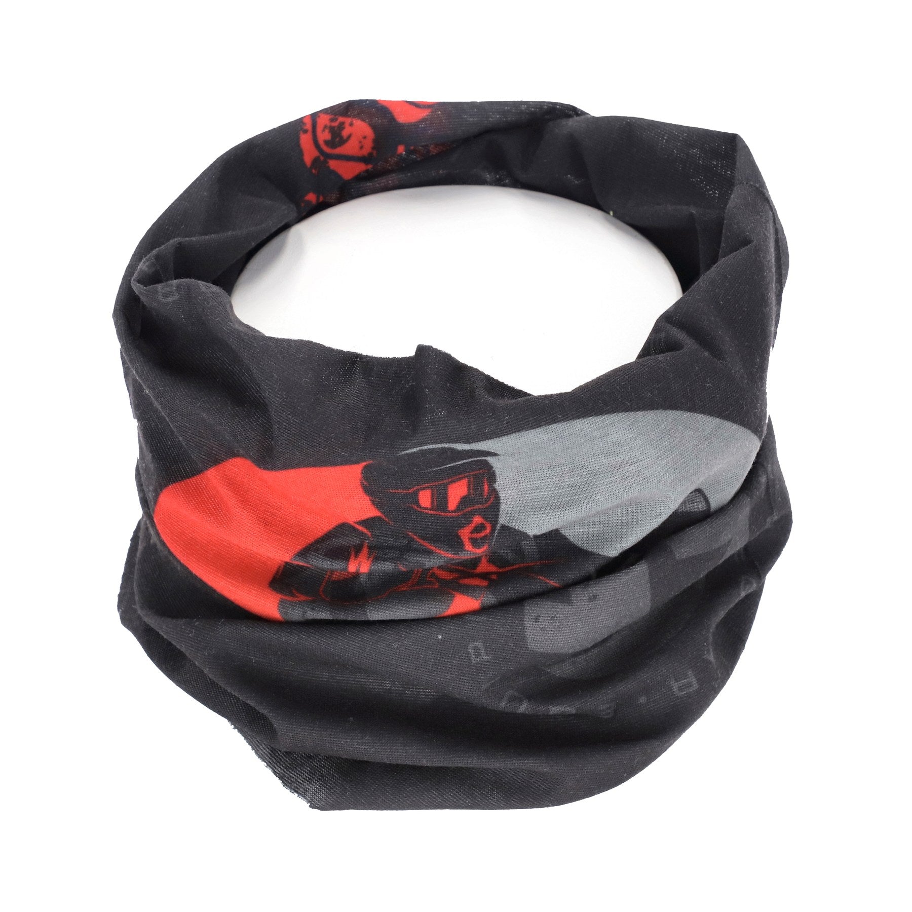 [0026343.347] NECKWARMER REG ROSSO/GRIGIO