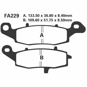 [R2122900] PASTIGLIE EPFA SUZUKI SV 650 ANT.SX EPFA229HH