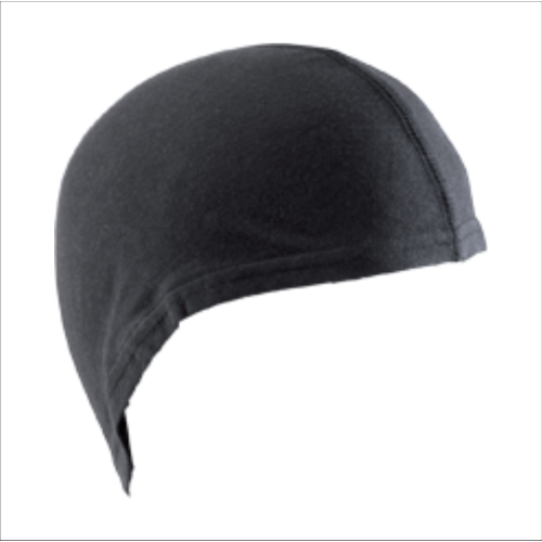 Calotta sottocasco in cotone - nera no velcro
