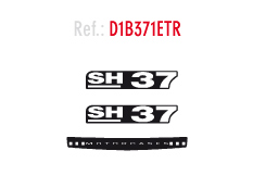 [SDC1000] ADESIVO SHAD PER BAULETTO SH37 D1B371ETR