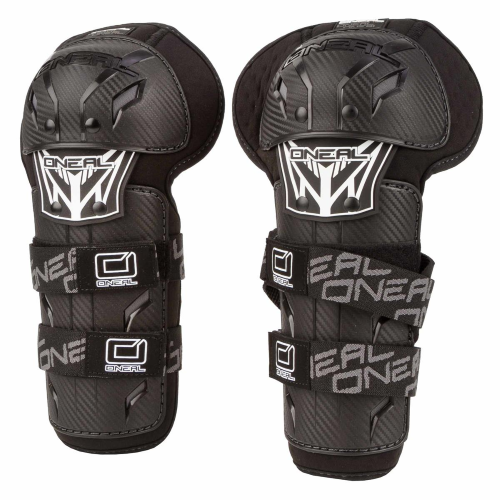 PRO III Carbon Look - Ginocchiera giovanile nera