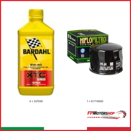 Kit TAGLIANDO BMW — BARDHAL — BARDAHL 5W-40 XTC C60 — 4 pz — Articolo + opzionale 1 E1716000